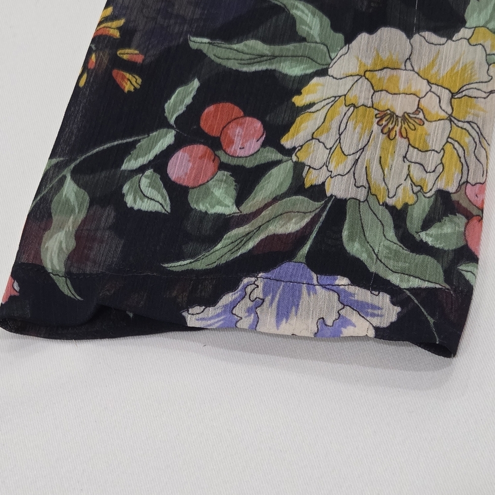 Tommy Hilfiger Floral Chiffon Dress Size 4 - Picture 5 of 11